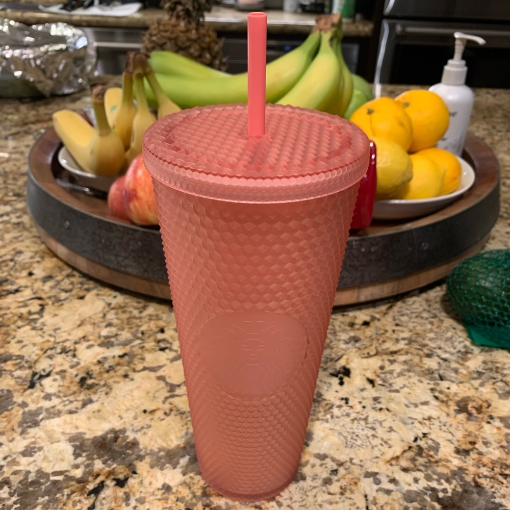 NEW Starbucks 2022 Pink Lemonade Jelly Studded 24 oz Tumbler Cup